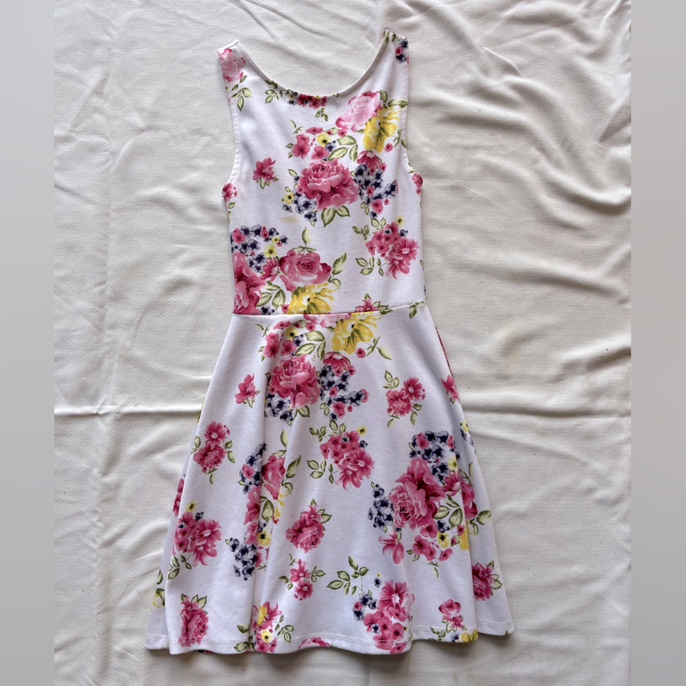 Divided, floral kids dress